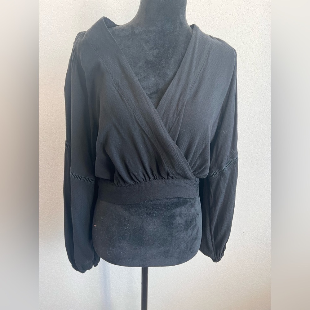 Free People Dream Girl Wrap Blouse Top Size Small